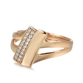 The Rhombus Crystal Ring